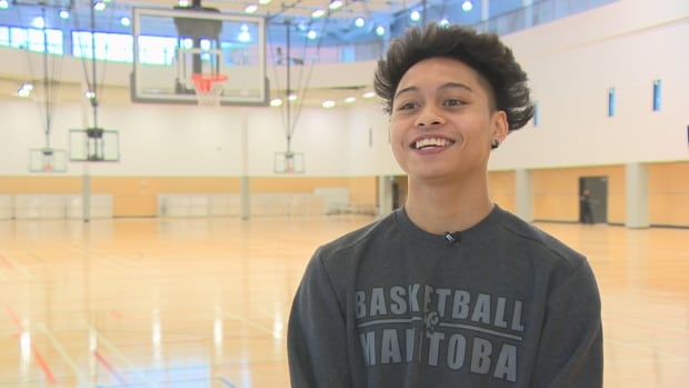 Sisler High School student Shawn Maranan, 16, is the point guard for Team Manitoba basketball.