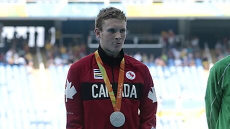 Canada's Liam Stanley, pictured above at the Rio Paralympics, earned silver at the para athletics world championships on Saturday. stanley-liam