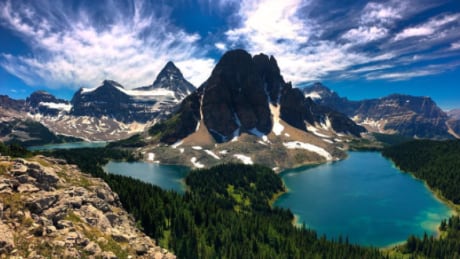BC Parks said the fire burning in the park is estimated at over 4,000 hectares. MOUNT ASSINIBOINE PROVINCIAL PARK INSTAGRAM PHOTO