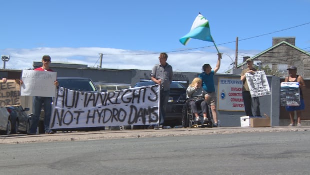 HMP protest