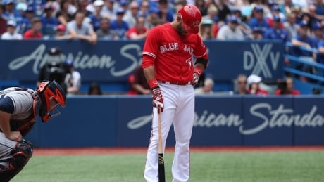 Jose Bautista is one of many under-performing Blue Jays who hold little market value as the July 31 trade deadline approaches. bautista-jose-072517