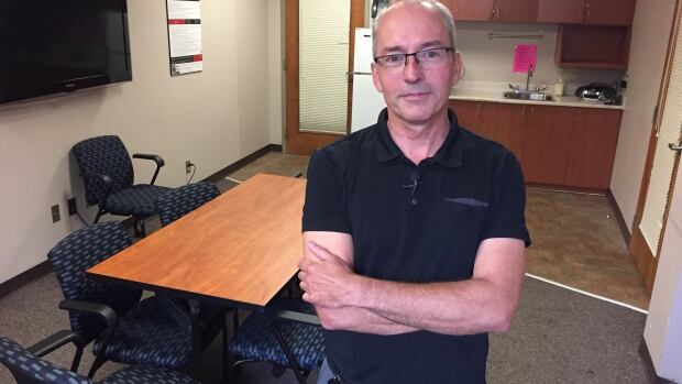 Rob Boyd of the Sandy Hill Community Health Centre stands inside the room that he hopes will be converted into Ottawa's first supervised injection site later this year.