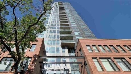 The Ultima Tower condo in downtown Edmonton. Ultima tower
