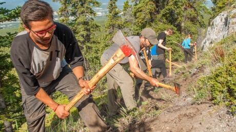 Trail building Whitehorse