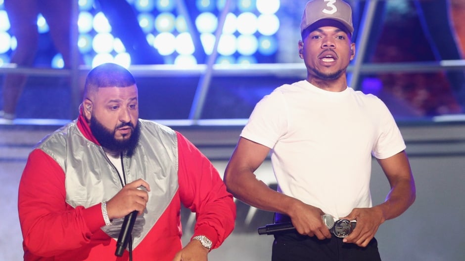 DJ Khaled and Chance the Rapper perform onstage at 2017 BET Awards at Microsoft Theater on June 25, 2017 in Los Angeles, California.