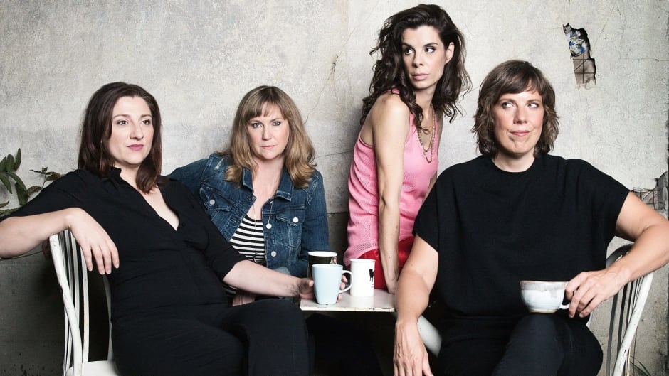 Aurora Browne, Meredith MacNeill, Carolyn Taylor and Jennifer Whalen are the performers behind CBC's hit series Baroness von Sketch Show.