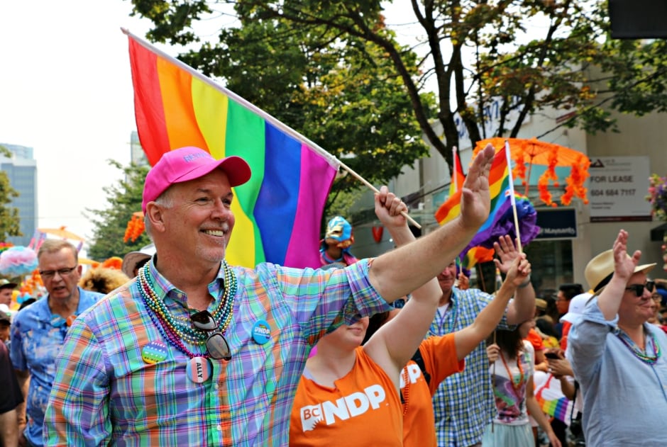 john horgan vancouver pride parade 2017