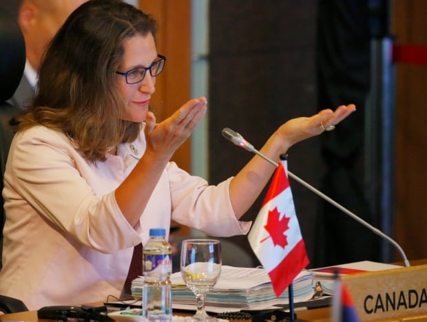 Freeland charts course for more 'progressive' trade deal Freeland charts course for more 'progressive' trade deal