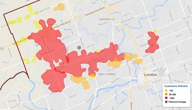 Hydro Outage London