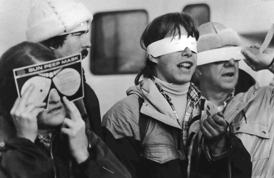 solar eclipse vintage archival