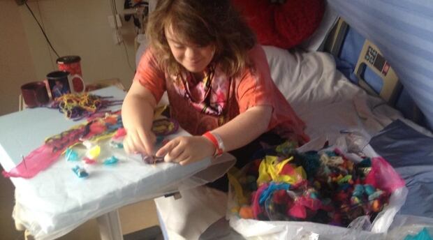 Marie Webb in hospital