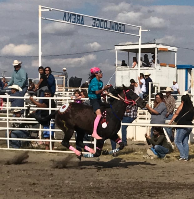 Tyrell Mcgilvery at Piikani First Nation Indian Days