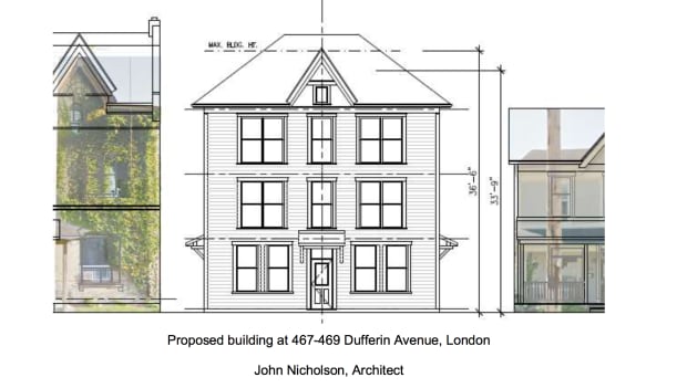 Plans for Dufferin Ave