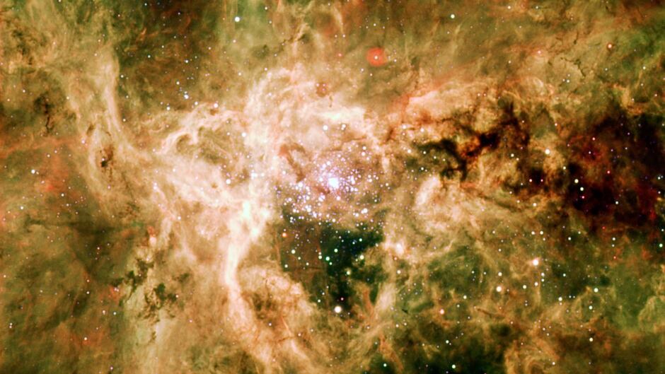 Located in the direction of the constellation Dorado in the Large Magellanic Cloud, the resplendent object known as NGC 2060 is the aftermath of a supernova. These powerful explosions serve as the death knell for massive stars, blasting heated matter out into surrounding space at great speed.