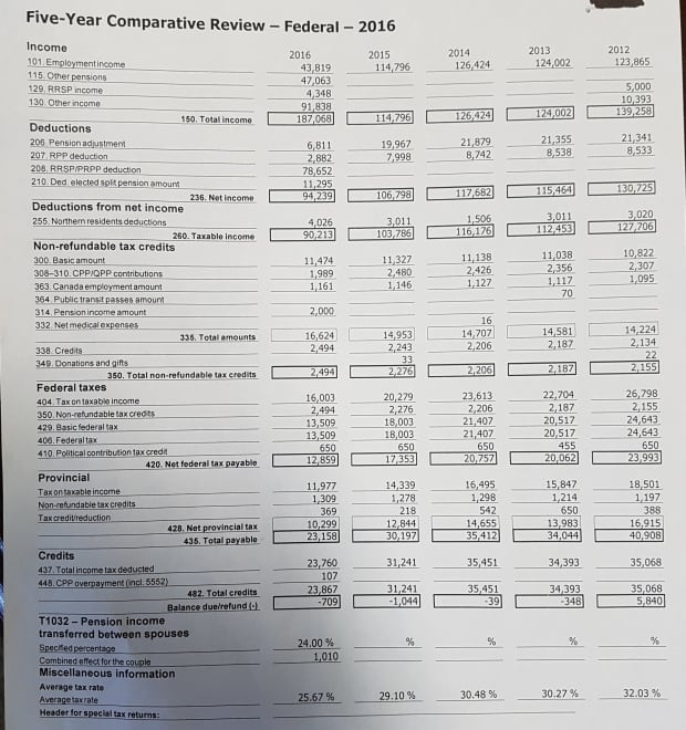 Steve Ashton Tax Return