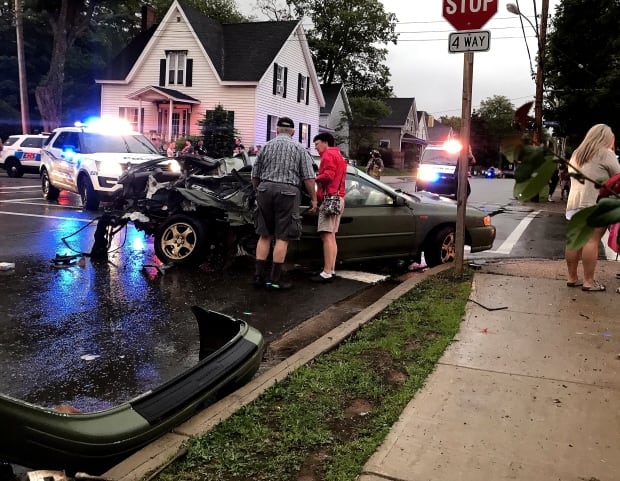 Car crash Truro