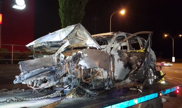 Pitt Meadows car fire