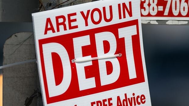 Debt sign