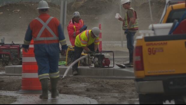 Water main break Saskatoon