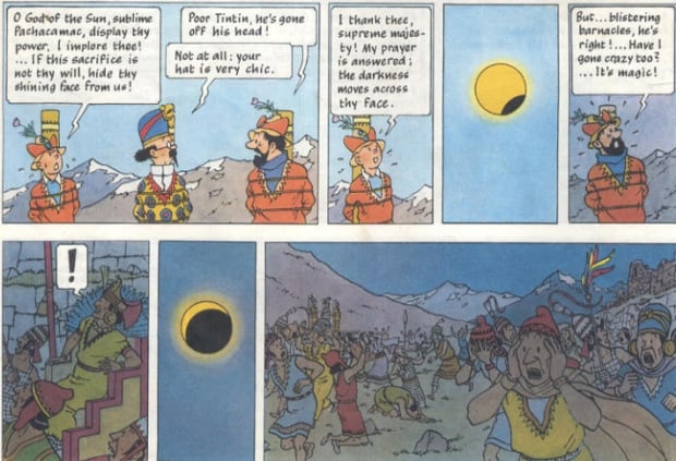 Tintin eclipse