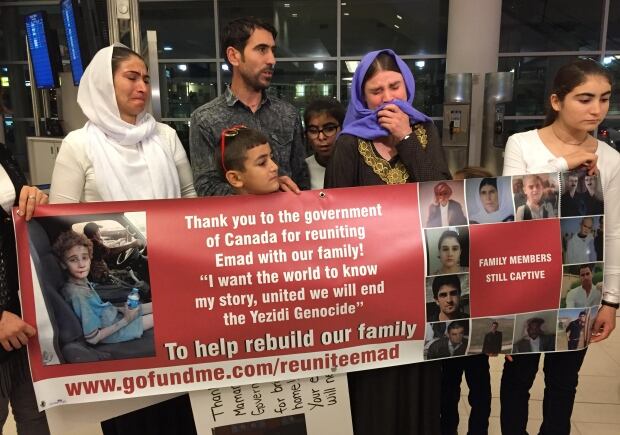 Yazidi family reunion Winnipeg