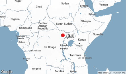 The disaster occurred in the village of Tora in the Ituri province of Congo. Ituri