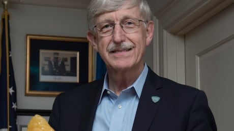 National Institutes of Health (NIH) Director Francis Collins poses with a fat tissue model for a portrait after his interview with The Associated Press at the NIH headquarters in Bethesda, Md., Friday, July 28, 2017. After DNA testing showed he was predisposed to Type 2 diabetes, which is more likely to develop if a person is overweight or obese, Collins shed 35 pounds (16 kilograms). Science Says Reacting to DNA
