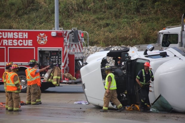 Truck rollover