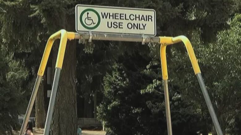 Vandalism To Wheelchair Accessible Swing In Parksville B C