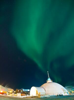 Igloo church St. Jude's Cathedral Iqaluit