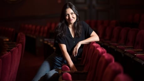 Actress Quelemia Sparrow sits for a portrait at the Avon Theatre during a rehearsal for The Komagata Maru Incident, in Stratford, Ont., on Thursday, June 15, 2017. THEATRE Komagata Maru 20170818