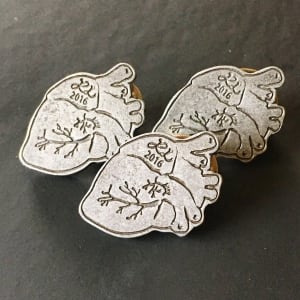 Heart pins