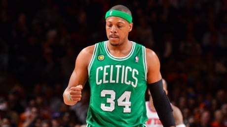 Longtime Celtics' forward Paul Pierce will have his No. 34 retired early next year. Pierce played 15 seasons with the Celtics and is the team's second highest career scorer.
Pierce-Paul-01042013