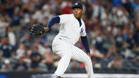 After giving up at least two run in his last three outings, New York Yankees closer Aroldis Chapman has temporarily been removed from his role, while he works through location issues. Ardolis-Chapman