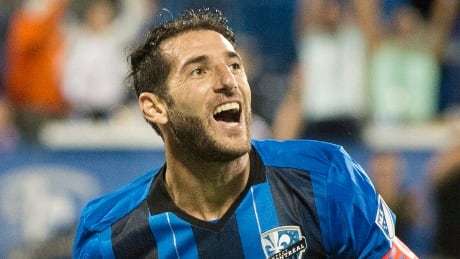 Ignacio Piatti of the Impact celebrates after scoring to help Montreal defeat Real Salt Lake 3-1 on Saturday. Impact-RSL-19082017