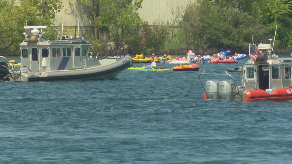 168 rescued during Port Huron Float Down Windsor CBC News