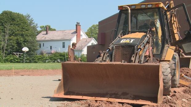 Parking lot at Birchwood Intermediate