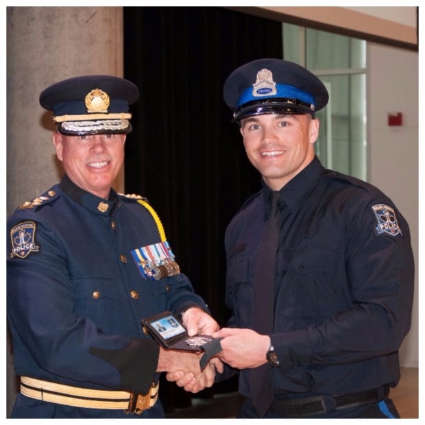 Halifax Regional Police Chief Jean-Michel Blais, Cst. Justin Palardy