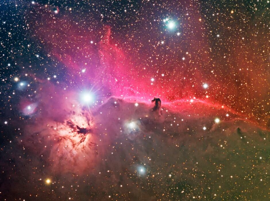 ARPS Horsehead and Flame Nebulae in Orion, Dave Watson