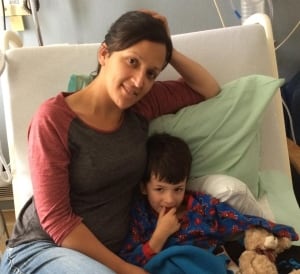Andrew Stevens son Logan has cancer