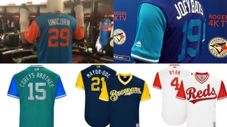 The MLB is letting its players have a little fun on the weekend, with nicknames and custom gear. MLB players weekend jerseys