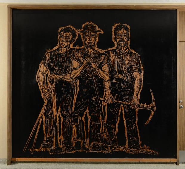 Bruno Bobak, centennial building murals