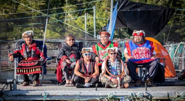 First Nations fish farm occupation - ONE TIME USE ONLY