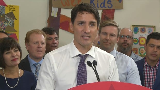 Prime Minister Justin Trudeau, Brian Gallant, daycare announcement in Moncton