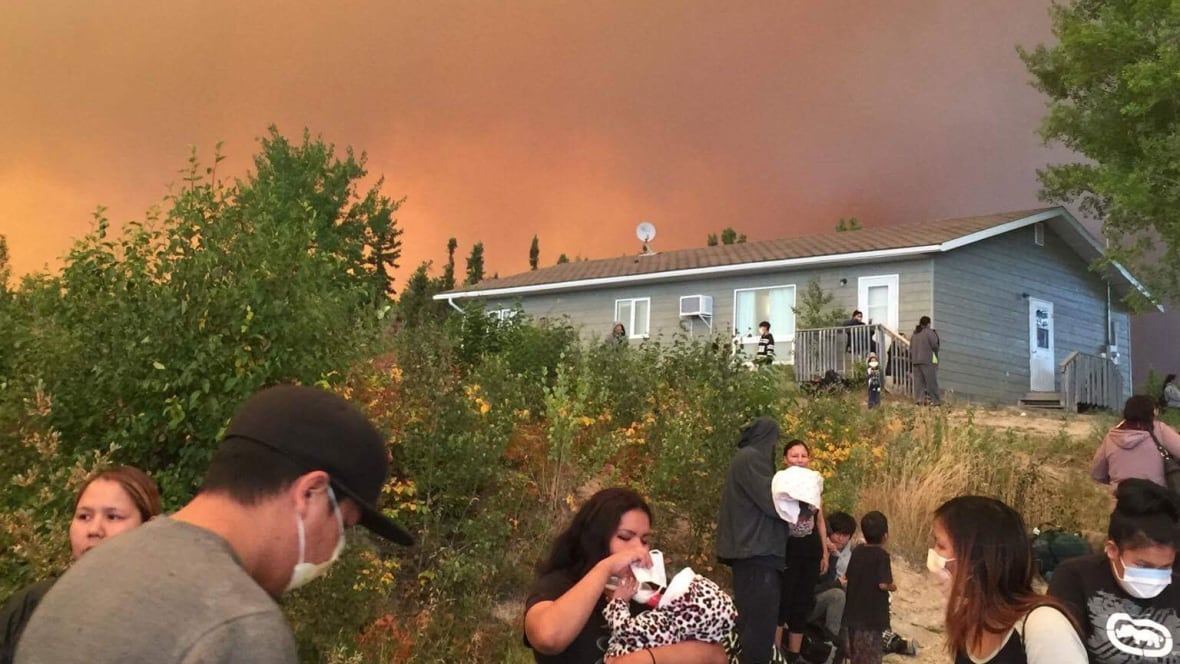 In pictures Manitoba First Nation wildfire evacuations Manitoba