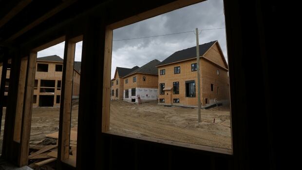 A new subdivision rises in Kleinburg Ont. this year. A rate rise this week would likely make floating-rate mortgages rise almost immediately though stress test rules may blunt the effect on the wider market