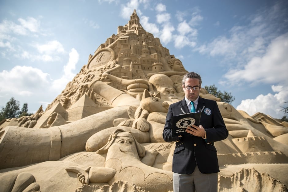 Sandburg sandcastle