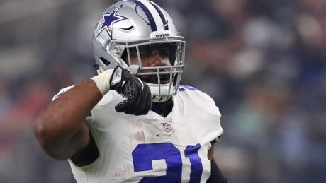 Ezekiel Elliott, the NFL's 2016 rushing leader as a rookie, was suspended after the league concluded he used physical force last summer in Ohio against Tiffany Thompson, his girlfriend at the time. 97184219