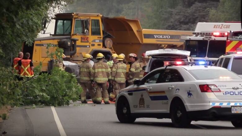 6 Taken To Hospital After Dump Truck Rolls Into Traffic In