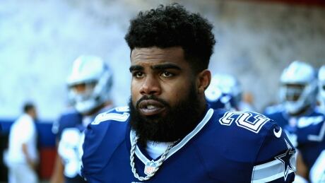 Ezekiel Elliott's six-game suspension for a domestic violence case has been upheld by an arbitrator. ezekiel-elliott